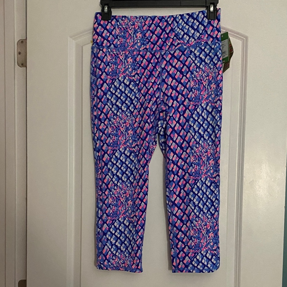 Vibrant Pink and Blue Women's Leggings